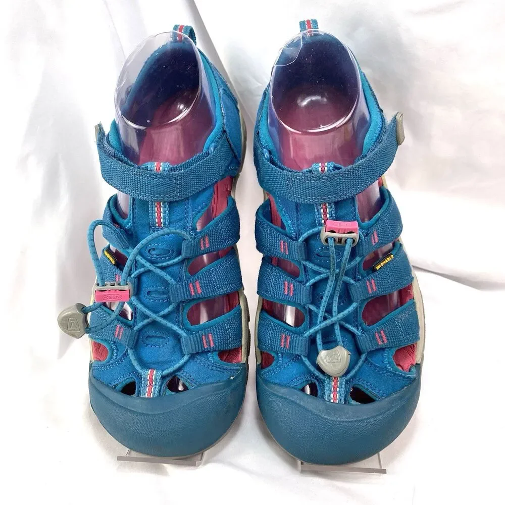KEEN Sandals Men's Size 6 Teal Washable Outdoor Hiking Shoes Newport H2